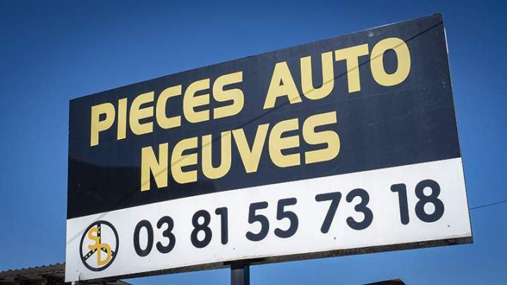 Magasin de pièces automobiles Saône